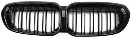 Frontmodifikation, doppelte Lamellen, parallele Stangen, Grill, Mittelgitter, Netz, verbundener Körper, kompatibel for BMW 1er F52 120i 118i 125i