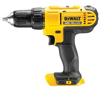 Dewalt 18 Volt Akku-Bohrschrauber DCD771D2 (2-Gang-Vollmetallgetriebe, elektronische Motorbremse, 15-stufiges Drehmomentmodul, max. Drehmoment 42 Nm, 2x 2,0 Ah Li-Ion-Akkus und Ladegerät, Koffer)
