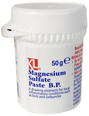 Magnesium Sulphate Paste, 50g, Drawing Ointment for Inflammatory Conditionsgnesium Sulphate Paste
