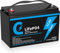 100Ah 12V Lithium Batterie,Batterie 100Ah 12V LiFePO4,15000 Cycles,Batterie 100Ah 12v LiFePO4,Avec Smart BMS,Protection Basse Température,Pour Camping Car,Systèmes Solaires,Bateaux,Ménages,Camping