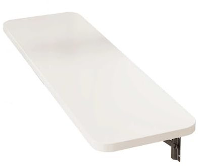 Klappbarer Wandtisch mit Stauraum, Computertisch, Wandmontage, Küche, Esstisch (80 x 30 cm)