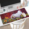 Tapis de Souris Rouge Tapis de Souris Gamer XXL 1000x500x3mm Gaming Accessoire, Tapis de Souris Poulet Tapis Souris Résistant à l'eau avec Base en Caoutchouc antidérapant, Deco Bureau Travail W5-430