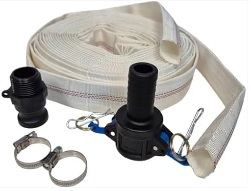 AP SUPPLIES Lay Flat Lined Hose - Essential Piece of Equipment Designed for Versatility and Efficiency in Various Industrial and Agricultural Applications. (20M 2-Inch Lay Flat Set L)