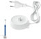 Caricatore spazzolino elettrico per Braun Oral B Modello 3757, Caricabatteria per iO6,iO5,iO4,Pro 600/650/2500,Vitality/Smart 4 4500/6 6000N Cavo di alimentazione di ricambio induttivo impermeabile