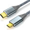 USB C to Micro HDMI Cable 6ft, 4K 60Hz 18Gbps Braided Aluminum for USB C Devices- Samsung Freestyle/ASUS XG17AHP/M80B/Odyssey G8 OLED, Portable Monitor (Source-to-Display)