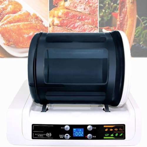 Vickyyy Kommerzieller Marinator für Fleisch, elektrisch, Vakuum, mit 7 l Fassungsvermögen, für Hühnchen, Hamburger, Speck usw.
