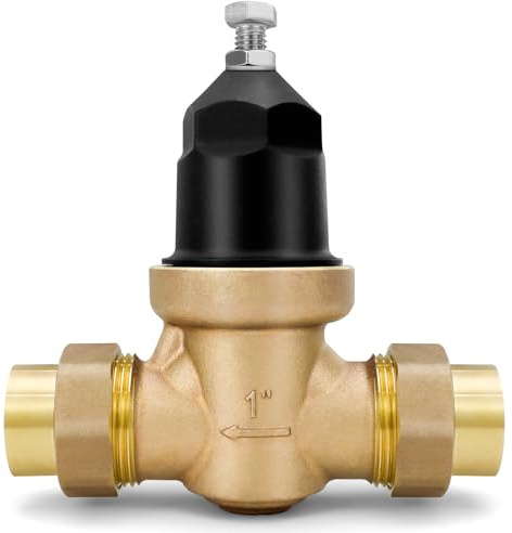 1-NR3XLDU 1 NR3XL Pressure Reducing Valve With Double Union FNPT Connection,Water Savings And Energy Savings,Primarily Used In Residential Settings And Public Entrances