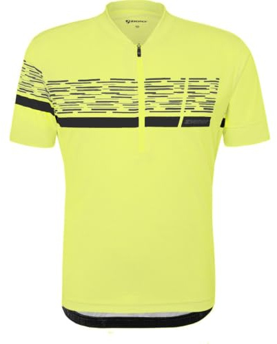 Ziener Herren Nemic-z Funktionelles Fahrradtrikot mit halbem Front-Reißverschluss (1er Pack)
