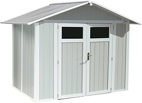 Grosfillex Gerätehaus Utility V 4 Kunststoff 242x162cm grau-grün