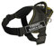 Dean & Tyler Fun Works Hundegeschirr, 55,9 cm bis 68,9 cm, forensischer Suchhund, Schwarz mit gelbem Rand