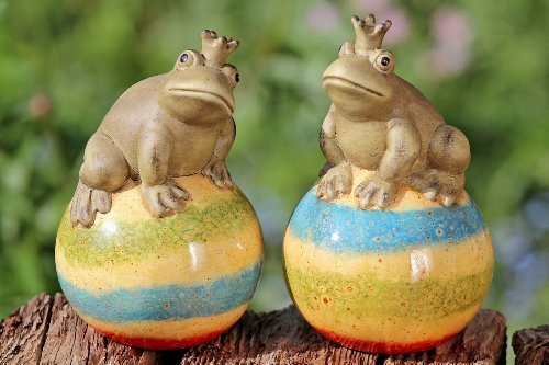 Frosch Froschkönig Deko Gartendeko Teichdeko Garten Märchen 2Ausführungen Terrakotta 1812-4459900