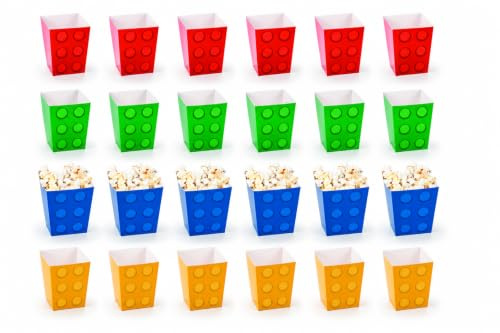 Fun Express Brick Party Popcorn Boxes, 24 Pieces