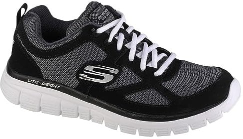 Skechers Burns Agoura Men's Fitness Trainers BKW, 10 UK