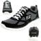 Skechers Burns Agoura Men's Fitness Trainers BKW, 10 UK
