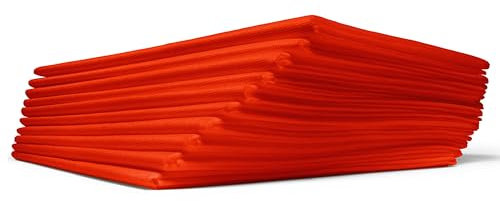 Dr. Güstel Waschfaserlaken ACTIV nachhaltige Vlieslaken 300x waschbar rot 5 St. 120x210cm