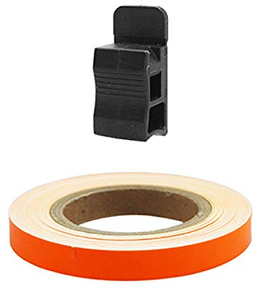Motodak Liseret-Autocollant-Sticker Felge Replay Orange Fluoreszierend 7mm 6m Mit Applikator