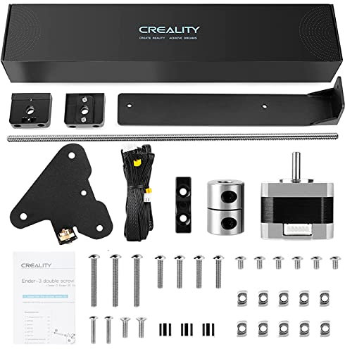 Creality Ender 3 Kit de actualización de eje Z dual con husillo roscado, motor paso a paso y soporte de fuente de alimentación de metal, Ender 3 por actualizaciones para Ender 3/Ender 3 Pro/Ender 3 V2