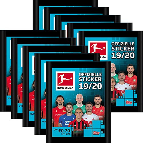 CAGO Topps Bundesliga Sammelsticker 2019/20-10 Tüten