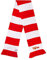 Flaggenfritze Schal 1.FC Union Berlin - 17 x 150 cm Blockstreifen + gratis Aufkleber
