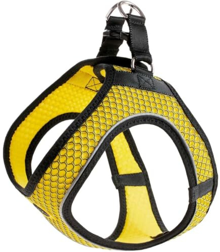 HUNTER HILO COMFORT BVB Dog Harness with 3D Mesh Material Reflective XS Yellow
