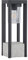 Lucande Außenleuchte Kalisa (spritzwassergeschützt (Modern) in Alu aus Aluminium (1 flammig, E27) - Wegeleuchte Pollerleuchte Wegelampe Sockelleuchte