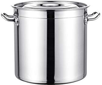 Olla Grande De Acero Inoxidable Con Tapa Para Espesar Y Profundizar Cubo de sopa de 60x60cm 2.0 cubo de sopa/olla de sopa