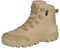 FREE SOLDIER Botas de Caza para Hombres Medio Alto Zapatos Botas Militares de Combate de Tiro Alto con Cordones Ligeros para Todo Terreno para Montaña Trekking(Tan 42EU)