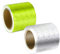 Xrkuu Reflektierendes Klebeband, 2 Rollen 3 m x 5 cm reflektorband selbstklebend, wasserdicht reflektorband hohe Sichtbarkeit Reflektor Warnklebeband aufkleber für Sicherheits-Erinnerung (Gelb & Weiß)