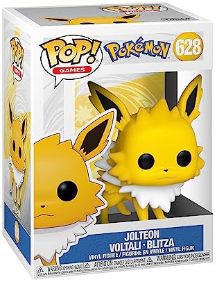 Funko POP! Games: Pokemon - Jolteon - Blitza - Vinyl-Sammelfigur - Geschenkidee - Offizielle Handelswaren - Spielzeug Für Kinder und Erwachsene - Anime Fans - Modellfigur Für Sammler und Display