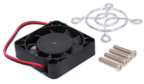 RCAWD Motor Cooling Fan, RC Motor Heatsink 40x40mm JST Plug 03320 for 1/8 RC Hobby Model Car/Boat or ESC HSP HPI Wltoys Himoto Tamiya 1pcs