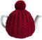 Red Knitted Tea Cosy - Fits 4-6 Cup Teapot