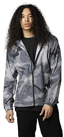 Fox Veste Coupe-Vent Geology Camo, Noir/Camouflage, M Homme