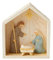 Enesco Foundations Holy Family Krippenfigur, 13 cm, Mehrfarbig