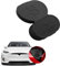 Prise de Charge pour Véhicule Couvercle,Tesla Model Cache de port de chargement,Port Chargeur de Voiture Capuchon Anti,Protection en Silicone Étanche poussière Modification Automobile Accessoires