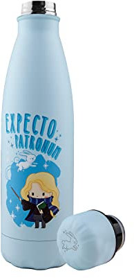 Cinereplicas Harry Potter - Gourde Isotherme 500ml Acier Inoxidable - Licence Officielle (Patronus de Luna)