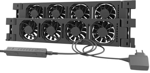 HeatFan 4 - Duo Set - Radiator Fan - Smart (Black)