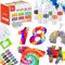 Genround Batik Kit, 18 Farben zum Färben von Stoff und Kleidung, kreative Bastelspiele Tie Dye Kit, Aktivitäten für Kinder und Erwachsene