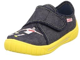 Superfit Jungen BILL Hausschuhe, BLAU/GELB 8070