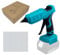 Cordless Hot Glue Gun Compatible with Makita 18V Battery, 40W, Max. 200℃, Fast Preheating Glue Gun with 30pcs 7mm Glue Sticks for DIY Craft, Home Repair (Tool Only)