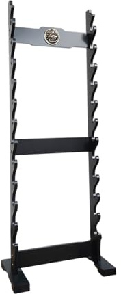 Zeihyeurus Samurai Schwerthalter,Gepolsterter Katana Stand,Schwerthalter,SchwertstäNder Aus Holz FüR Katana,Langlebig Und Anspruchsvoll,Stabil Und SchöN,Geeignet FüR Katana,Wakizashi-Schwert,Tanto
