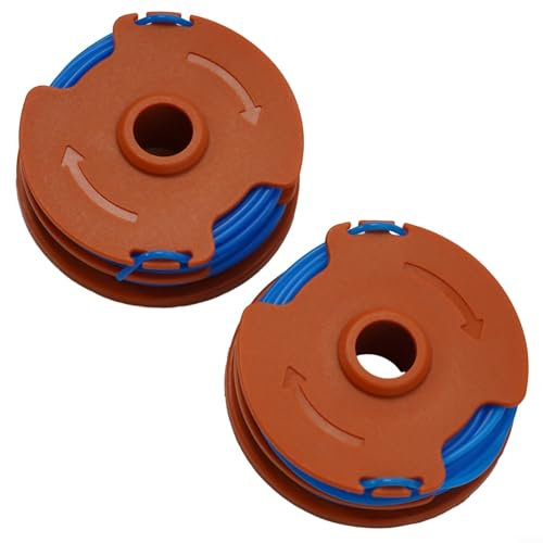 EpheyFIF 2pack Strimmer Spool Line, Spool & Line For MacAllister MGT35025 MGT45028 MGT60030 Grass Trimmer Replacement Kit