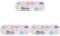 FOMIYES 3 Boxes Vivid Colors Nail Charms Shells False Nails Manicure Decoration Fashion Shell Art