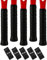 CENSIVI Tennis Griffband Anti-Rutsch - Selbsthaftendes Griffbänder für Tennisschläger, Overgrip Griffband Geeignet für Tennis, Padel, Badminton, Squashschläger, 5 Schwarz