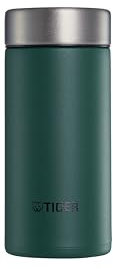 TIGER MMP-N020G Tiger Thermos Flask, 7.8 fl oz (200 ml), White Water OK, Screw Stainless Steel Bottle, Compact, Easy to Carry, Vacuum Insulated, Mug, Hot or Cold Retention, Tumbler, Green