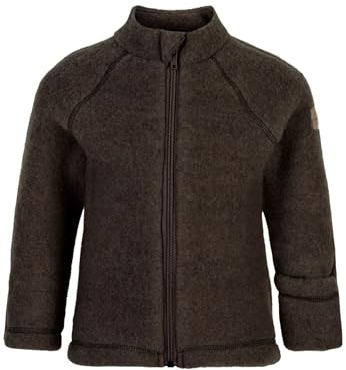 Mikk-line Wollwalk Jacke Baby & Walkjacke Kinder – Wollfleece Jacke Baby & Wolljacke aus Merinowolle – Winterjacke & Übergangsjacke, Oeko-Tex & Kratzfrei