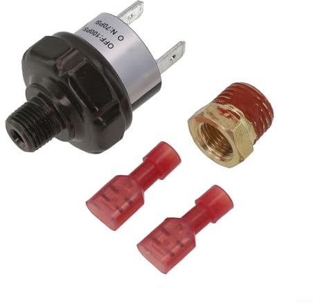 Für 12 V Kompressor-Lufthupenteil, robuste Druckschalter-Tankhalterung, NPT1/8 (90–120 PSI)