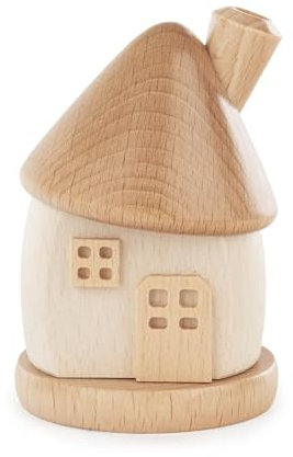 Rudolphs Schatzkiste Räucherhaus weiß BxHxT 6,5x9,5x6,5cm NEU Raucherhaus Rauchhaus Räucherfigur Rauchen Rauchfigur Rauchmann Räucherkerze Smoker Kerze Figur