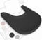 Vassoio per seggiolone compatibile con Stokke Trip Trap, design ergonomico curvo, nero, senza BPA, facile da montare