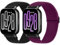 XANS 22 mm Nylon Élastique Bracelet Compatible avec Xiaomi Redmi Watch 5 Active/Redmi Watch 5 Lite, Bracelets pour Garmin Vivoactive 4/Venu 3/Venu 2/Forerunner 255/Forerunner 265/Fossil Gen 6 44 mm,