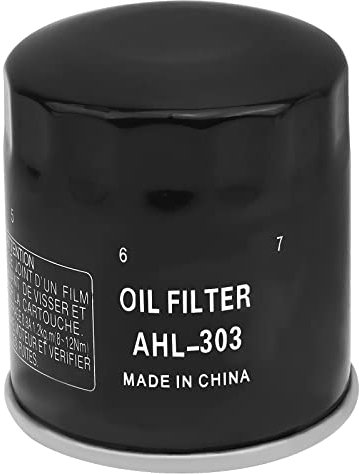 AHL Moto Filtro Olio 16097-0004 16097-0008 16097-0011 16097-1059 16097-1061 16097-1063 16097-1064 16097-1066 16097-1067 per Kawasaki Z900 ABS (ZR900 FMFNN) 2021, Z900 ABS (ZR900 FNFNL,HNF) 2022